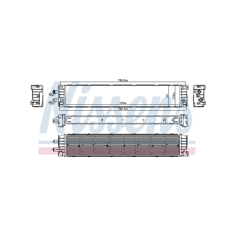 Radiateur Refroidissement Moteur Pour Audi A4 A5 A6 8W0145804A