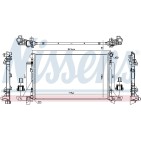 Radiateur Refroidissement Moteur Pour Renault Master III Nissan Interstar NV400