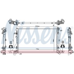 Radiateur Refroidissement Moteur Pour Renault Master III Nissan Interstar NV400