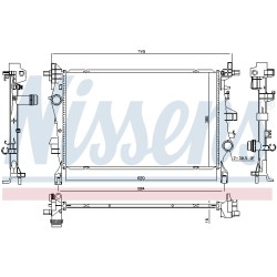 Radiateur Refroidissement Moteur Pour Fiat 500X Jeep Renegade SUV Van