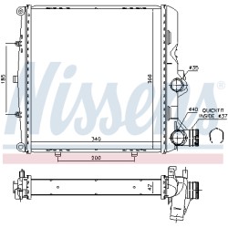 Radiateur Refroidissement Moteur Pour Porsche 911 Speedster Targa 99710613102