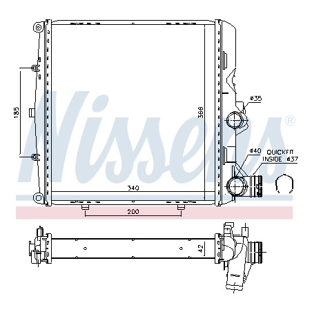 Radiateur Refroidissement Moteur Pour Porsche 911 Speedster Targa 99710613102