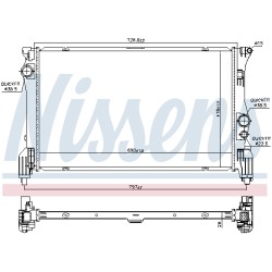 Radiateur Refroidissement Moteur Pour MERCEDES Classe V Marco Polo Camper Vito