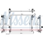 Radiateur Refroidissement Moteur Pour Renault Grand Scénic IV Megane 214108175R