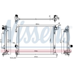 Radiateur Refroidissement Moteur Pour Renault Grand Scénic IV Megane 214108175R