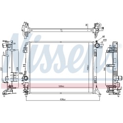 Radiateur Refroidissement Moteur Pour Renault Grand Scénic IV Megane 214105169R