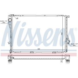 Radiateur Refroidissement Moteur Pour BMW Série 5 E39 7 E38 1.436.060 1.436.061