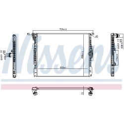 Radiateur Refroidissement Moteur Pour BMW Série 1 F20 F21 17118482624
