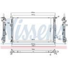 Radiateur Refroidissement Moteur Pour Ford Tourneo Transit 1935473 2002228