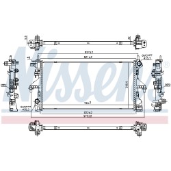 Radiateur Refroidissement Moteur Pour Fiat Ducato Citroën Jumper 1382427080