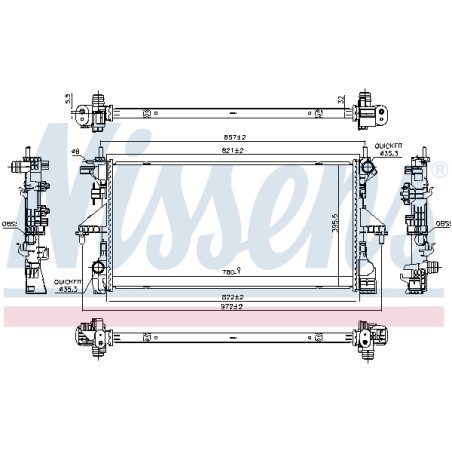 Radiateur Refroidissement Moteur Pour Fiat Ducato Citroën Jumper 1382427080