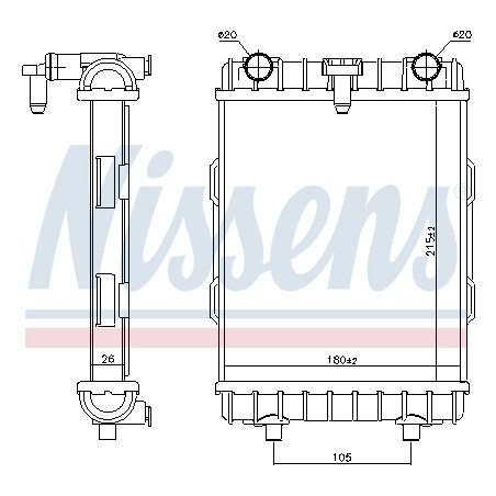 Radiateur Refroidissement Moteur Pour VW Golf VII Audi Seat Cupra 5Q0121251HA
