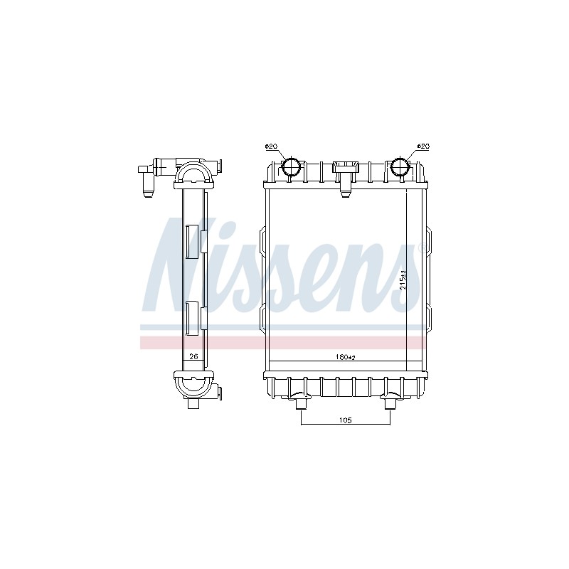 Radiateur Refroidissement Moteur Pour VW Golf VII Audi Seat Cupra 5Q0121251HA