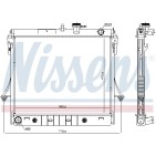 Radiateur Refroidissement Moteur Pour Hummer Hummer H3 10400153 15828004