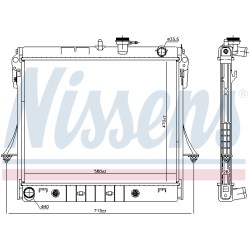 Radiateur Refroidissement Moteur Pour Hummer Hummer H3 10400153 15828004