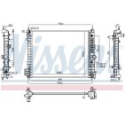 Radiateur Refroidissement Moteur Pour Opel Chevrolet Vauxhall 94552132 42389889