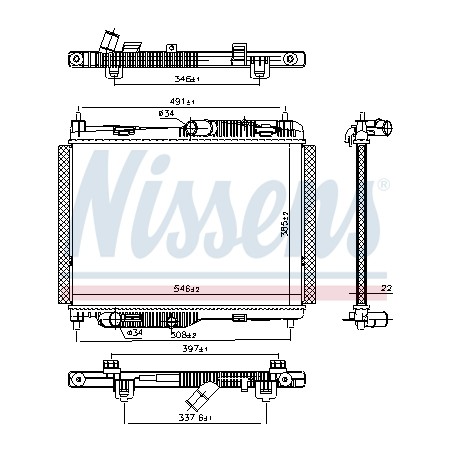 Radiateur Refroidissement Moteur Pour Ford Ecosport Fiesta VII Puma 2545469