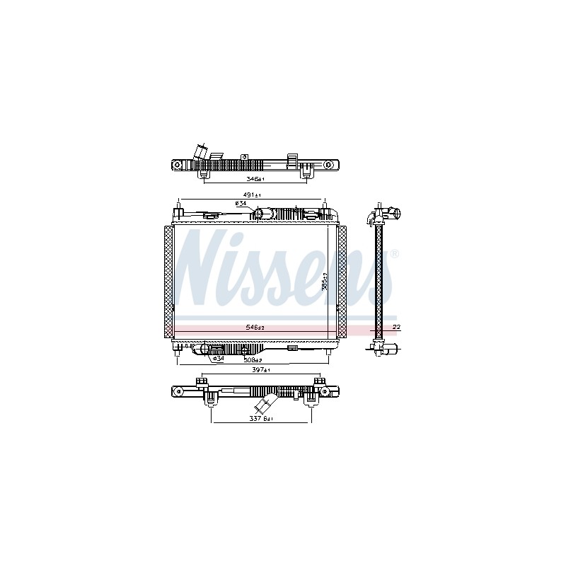 Radiateur Refroidissement Moteur Pour Ford Ecosport Fiesta VII Puma 2545469