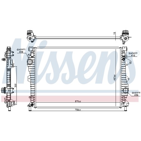 Radiateur Refroidissement Moteur Pour Land Rover Discovery Sport Van