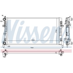 Radiateur Refroidissement Moteur Pour VW Polo Seat Ibiza V Skoda 2Q0121253