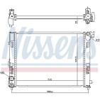 Radiateur Refroidissement Moteur Pour Renault Dacia Nissan 214105FA0B 866000326