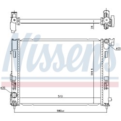 Radiateur Refroidissement Moteur Pour Renault Dacia Nissan 214105FA0B 866000326
