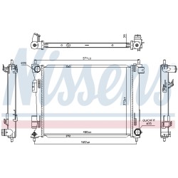 Radiateur Refroidissement Moteur Pour Kia RIO IV Stonic 25310H8300