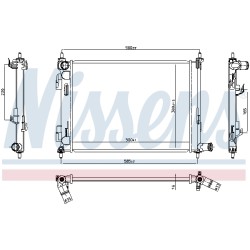 Radiateur Refroidissement Moteur Pour Kia RIO IV Stonic 25310H8000