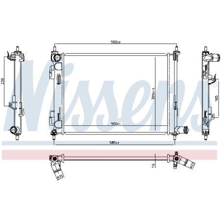 Radiateur Refroidissement Moteur Pour Kia RIO IV Stonic 25310H8000