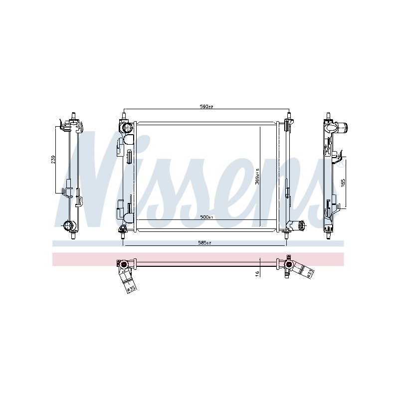 Radiateur Refroidissement Moteur Pour Kia RIO IV Stonic 25310H8000