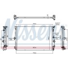 Radiateur Refroidissement Moteur Pour MERCEDES CLA Classe A B EQA EQB GLA