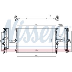 Radiateur Refroidissement Moteur Pour MERCEDES CLA Classe A B EQA EQB GLA