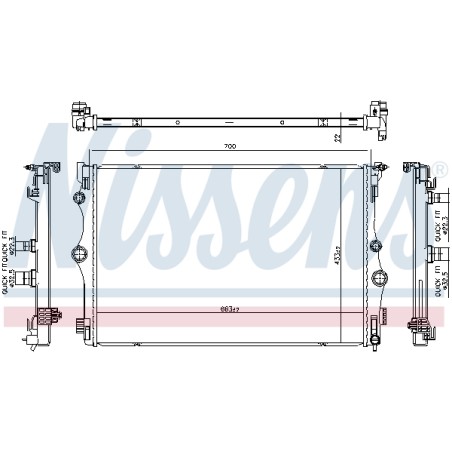 Radiateur Refroidissement Moteur Pour MERCEDES CLA Classe A B GLA GLB