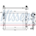 Radiateur Refroidissement Moteur Pour Renault Duster Dacia MCV Sandero