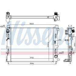Radiateur Refroidissement Moteur Pour Renault Duster Dacia MCV Sandero