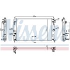 Radiateur Refroidissement Moteur Pour Toyota Yaris 16400K0050 16400K0080