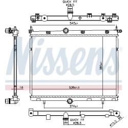 Radiateur Refroidissement Moteur Pour Peugeot Opel Citroën Jeep 1663937880