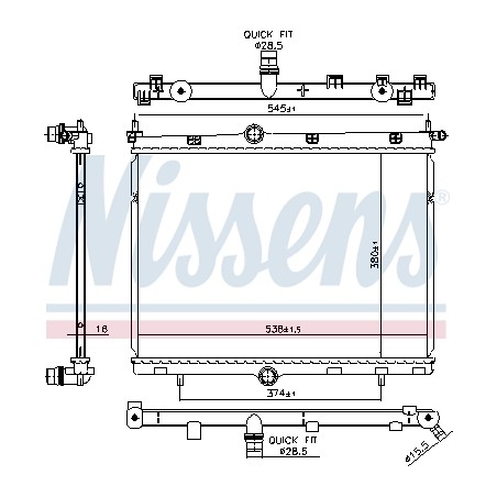 Radiateur Refroidissement Moteur Pour Peugeot Opel Citroën Jeep 1663937880
