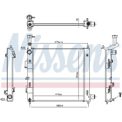 Radiateur Refroidissement Moteur Pour Kia Picanto 25310G6000 25310G6200