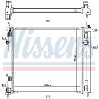 Radiateur Refroidissement Moteur Pour Nissan NV200 NV200/Evalia 214103LS0A
