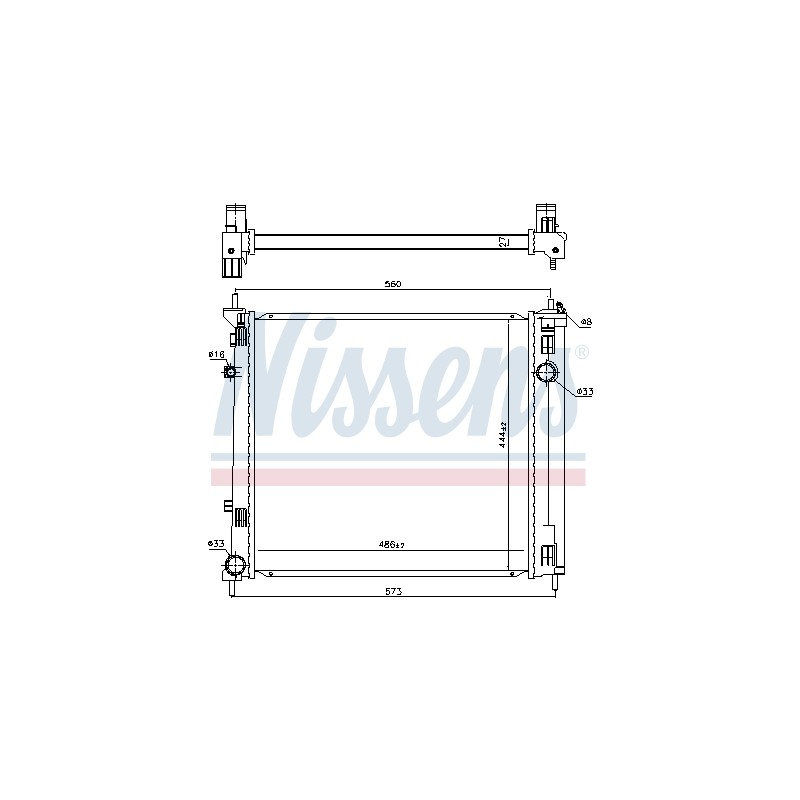 Radiateur Refroidissement Moteur Pour Nissan NV200 NV200/Evalia 214103LS0A