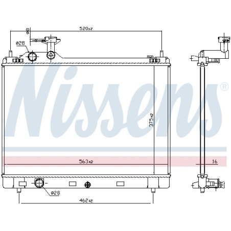 Radiateur Refroidissement Moteur Pour Suzuki Baleno 17700M68P00