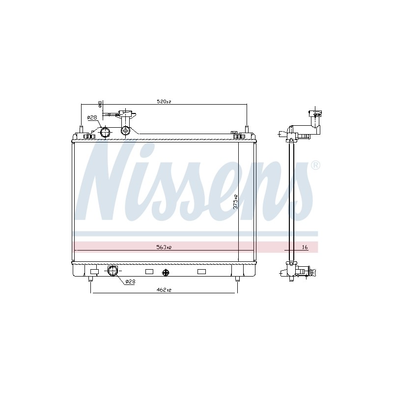 Radiateur Refroidissement Moteur Pour Suzuki Baleno 17700M68P00