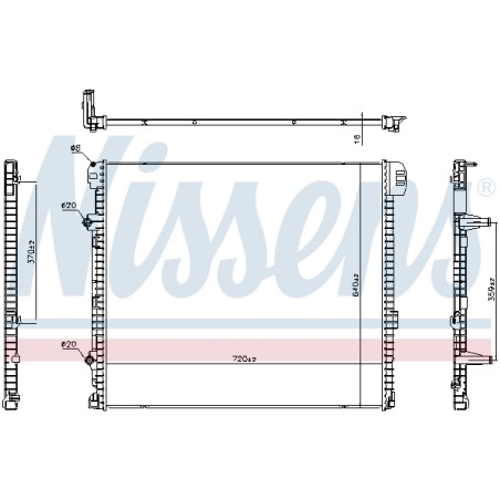 Radiateur Refroidissement Moteur Pour VW Crafter Grand California Camper MAN TGE
