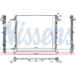 Radiateur Refroidissement Moteur Pour VW Crafter Grand California Camper MAN TGE