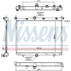Radiateur Refroidissement Moteur Pour Peugeot Opel Fiat Alfa Romeo 1663937780