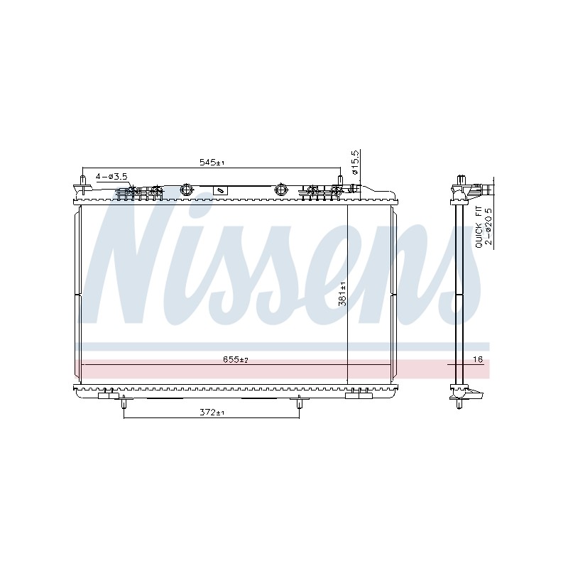 Radiateur Refroidissement Moteur Pour Peugeot Opel Fiat Alfa Romeo 1680409080