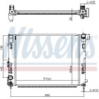 Radiateur Refroidissement Moteur Pour Renault Captur II Clio V Mitsubishi ASX