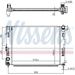 Radiateur Refroidissement Moteur Pour Renault Captur II Clio V Mitsubishi ASX