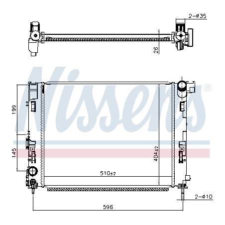 Radiateur Refroidissement Moteur Pour Renault Captur II Clio V Mitsubishi ASX